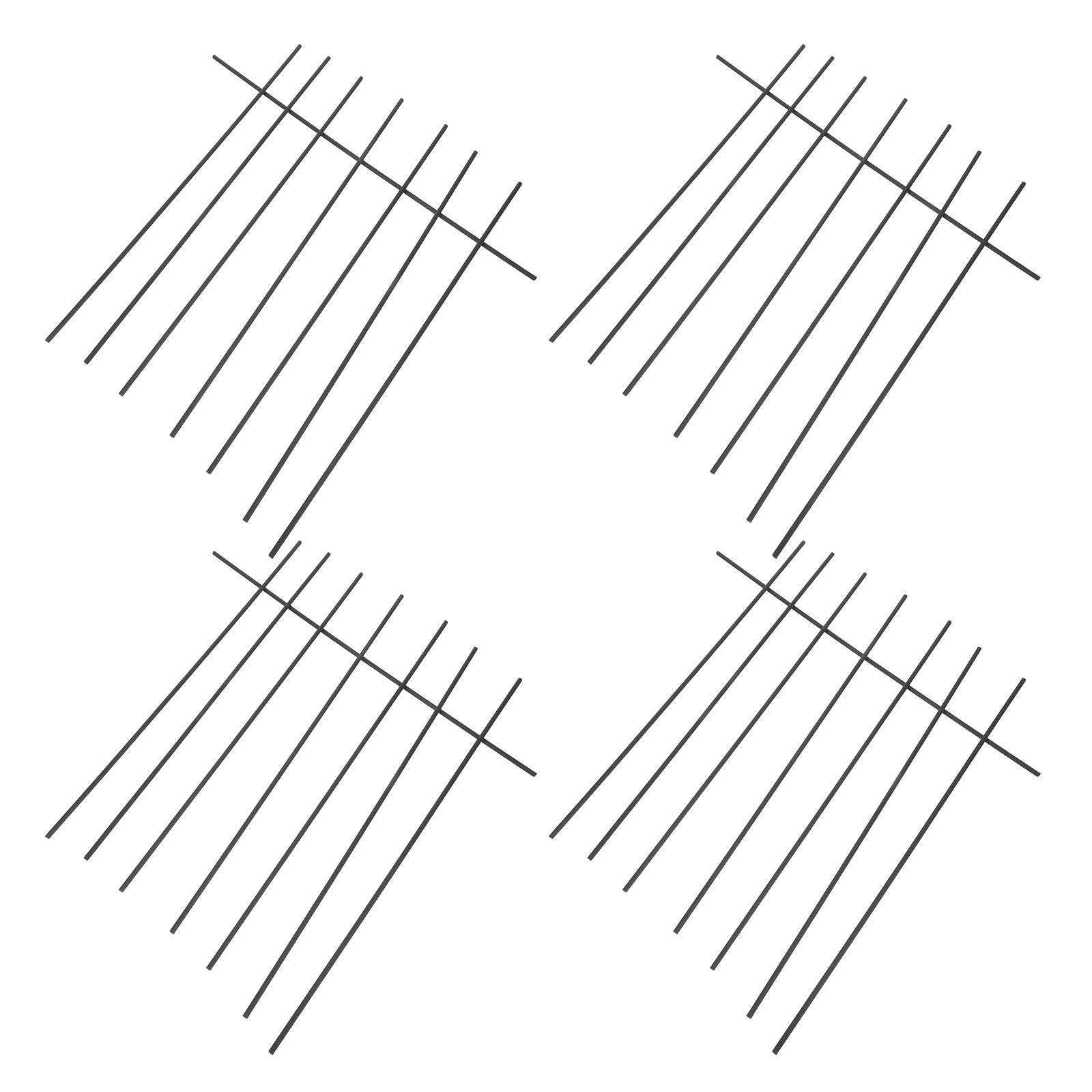 Home Fragrance Diffusers - 100 шт. черных фибровых палочек для