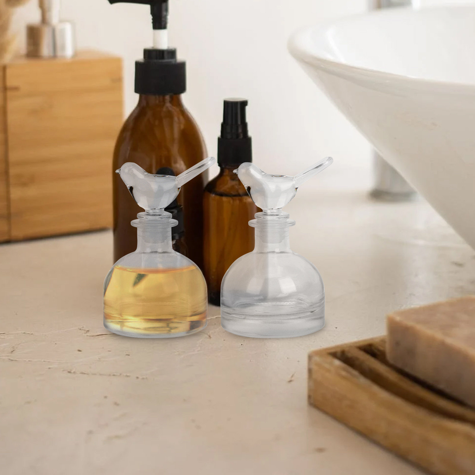 2 шт. стеклянные флаконы для д – обзор и цена Fragrance Home Decor