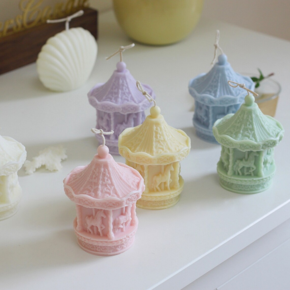 3D карусельная свеча, силиконо – обзор и цена Home Fragrance Rituals